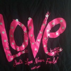 God's love never fails tank top